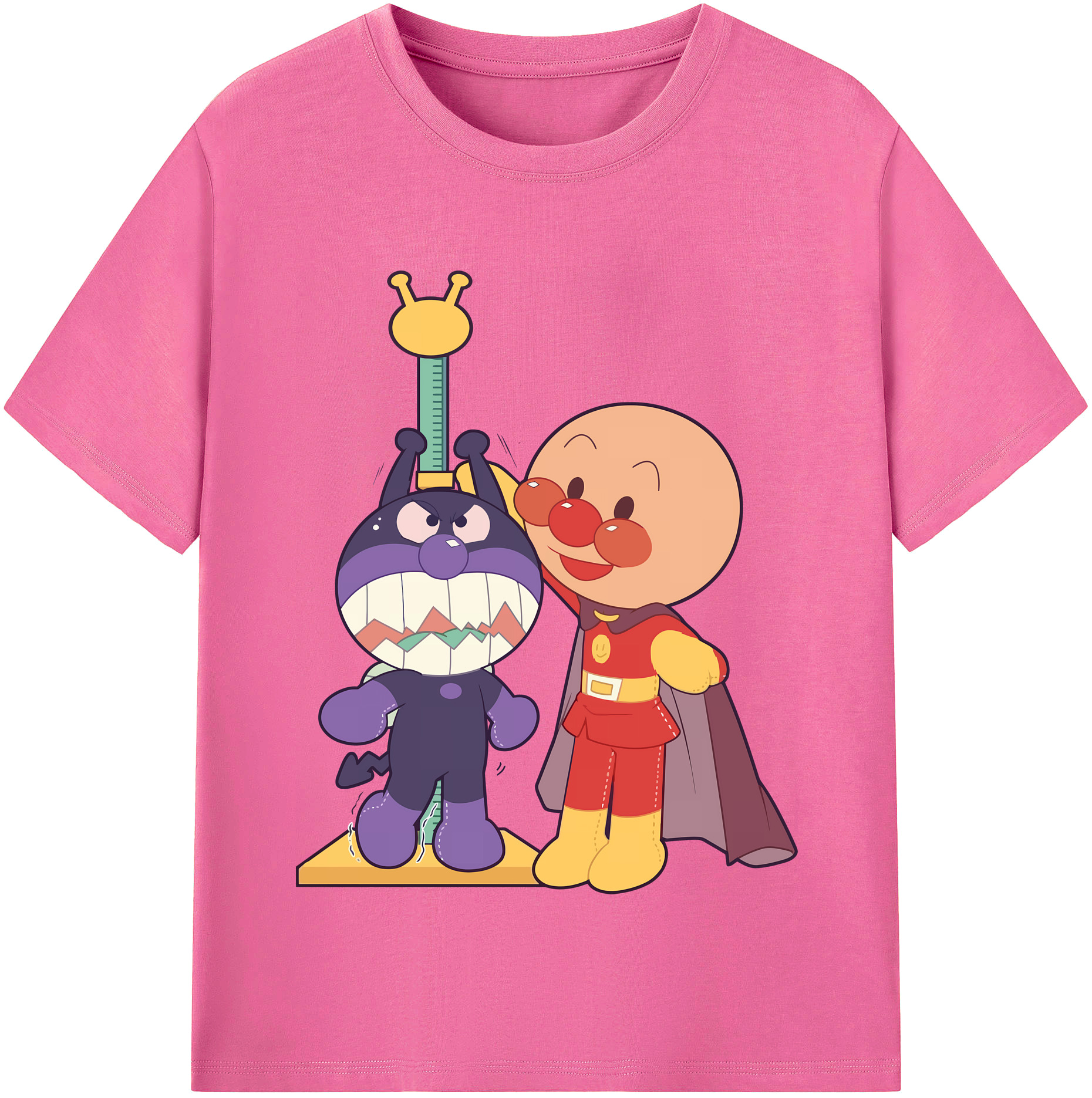 （画像用） アンパンマン Anpanman レディースカジュアルプリントTシャツ（綿100％）
